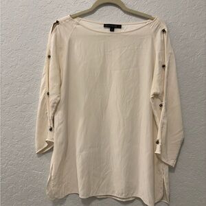 White Lafayette 148 Top L